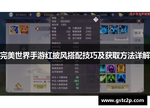 完美世界手游红披风搭配技巧及获取方法详解